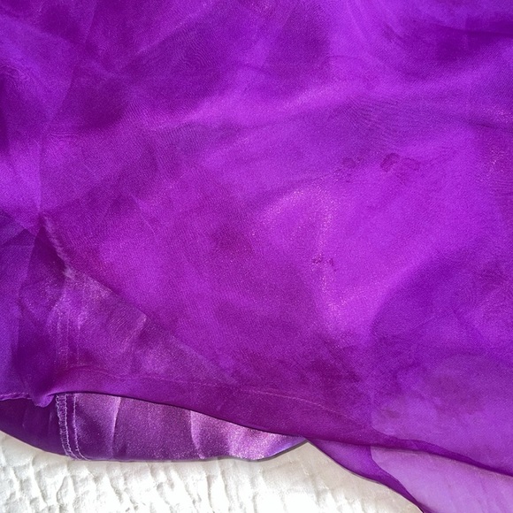 Clarisse Berry High Low strapless Prom Gown with Gemstones 9/10 - Picture 8 of 16